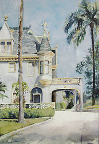 Kimberly Crest Rear Entrance by Andrea Holte